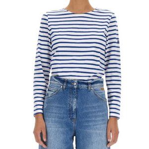 NWT SAINT JAMES Cotton Minquiers Modern T-Shirt Neige Gitane